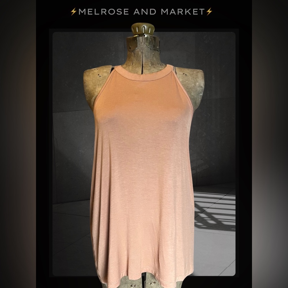 ⚡️MELROSE AND MARKET⚡️ High Neck Knit Halter Tank Top